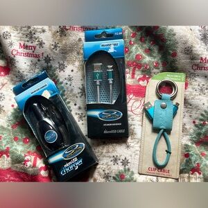 BLUE USB MULTI DEVICE CHARGER BUNDLE
